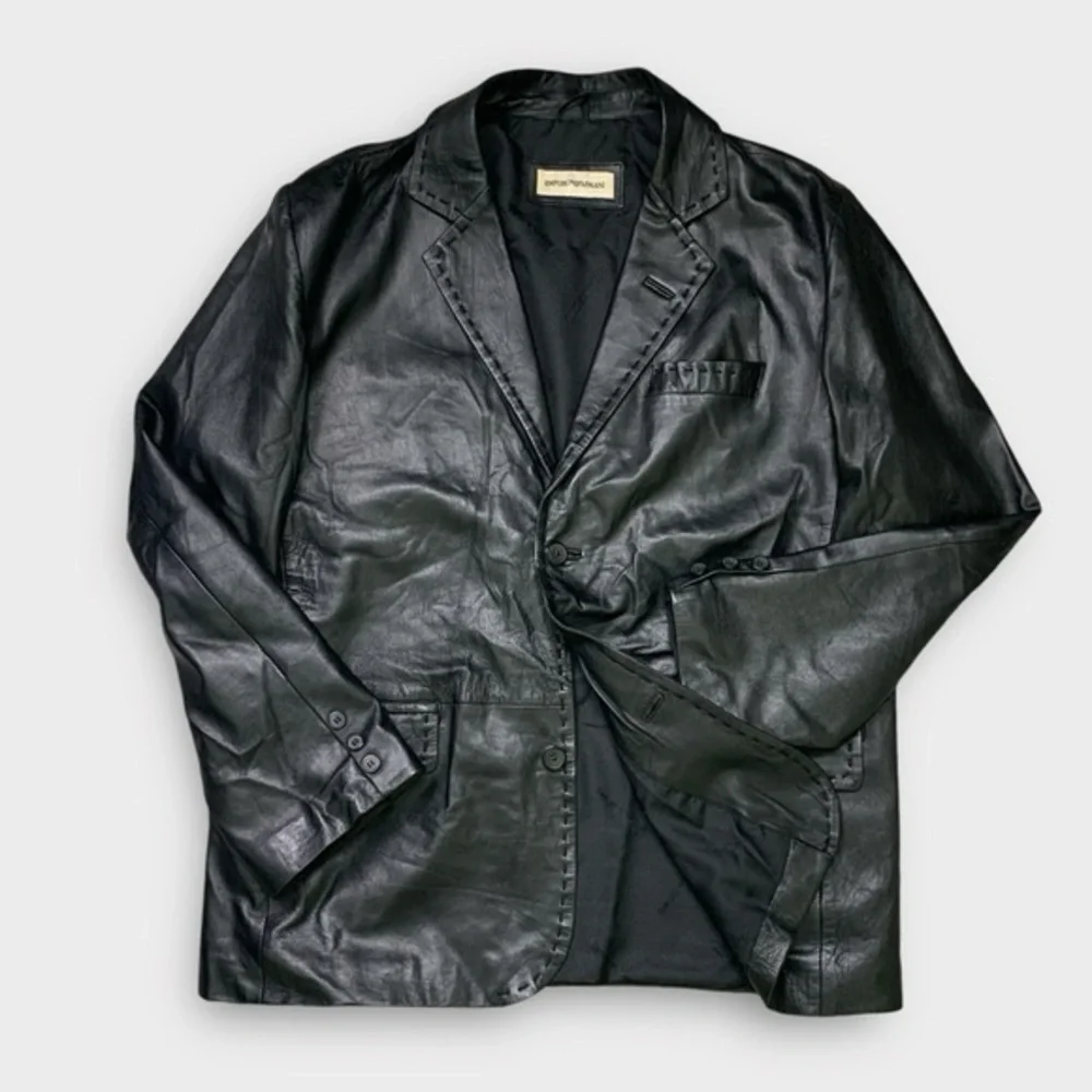 Emporio Armani Leather Jacket - Picture 7 of 11